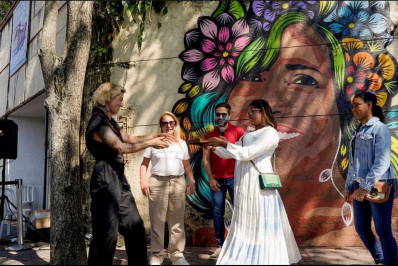 Prefeitura inaugura mural no Parque Glória Maria em homenagem à jornalista