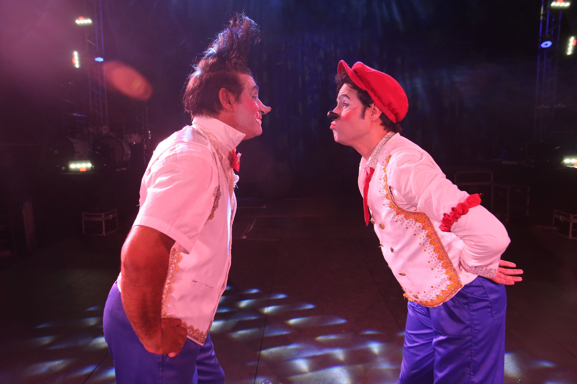 Celso Alberto, o palha&ccedil;o Matraca, inspirou o filho Celso Alberto a seguir seus passos no circo - Cl&eacute;ber Mendes/Ag&ecirc;ncia O Dia