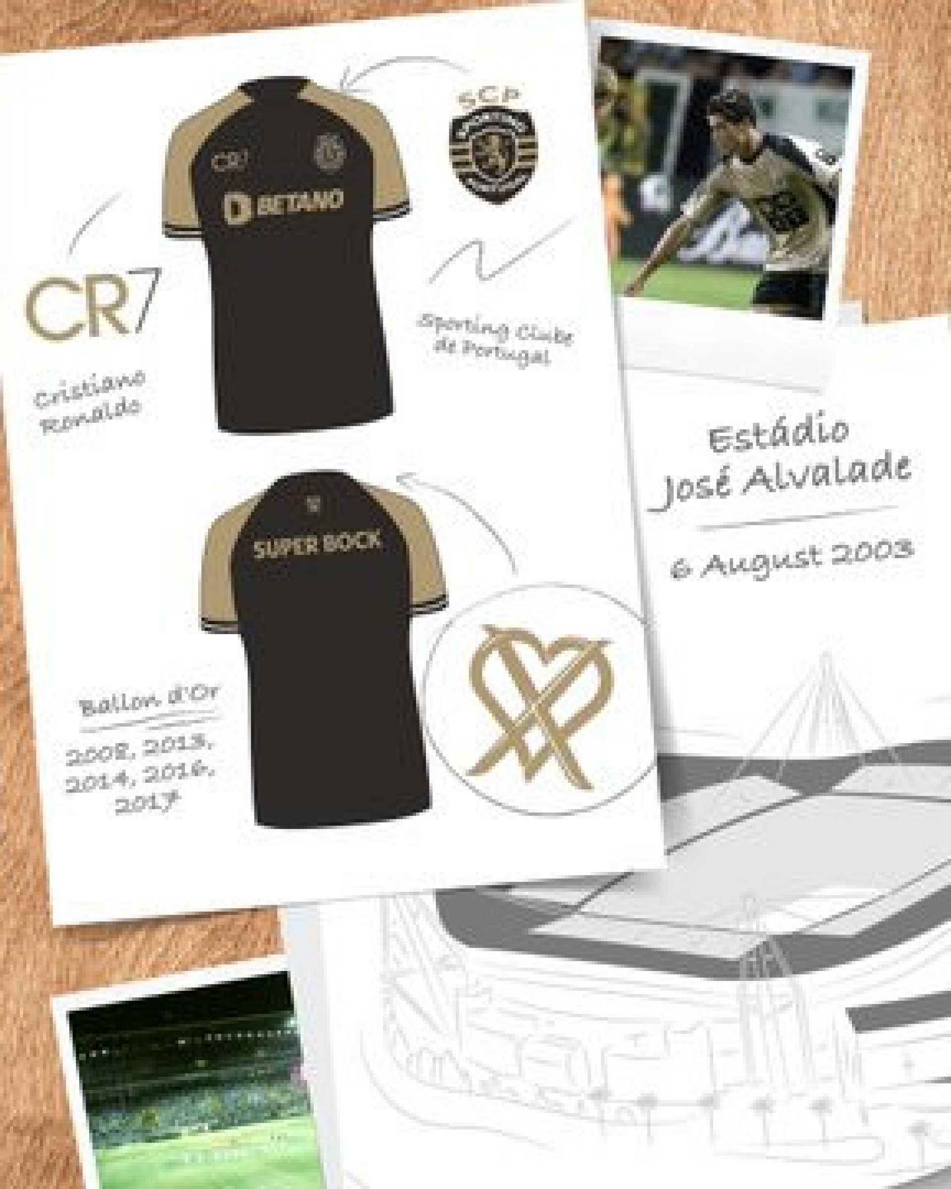 Novo uniforme do Sporting-POR