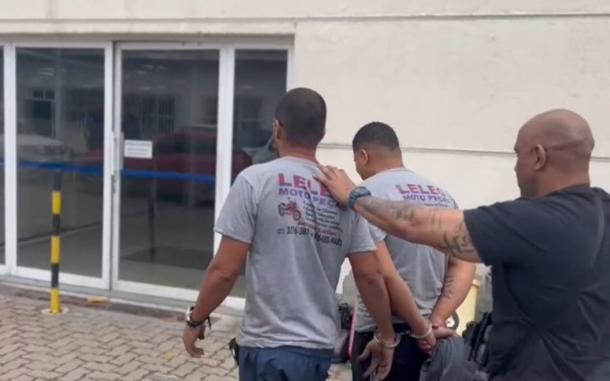 Brandon da Paixão Rodrigues e Leandro Gonçalves de Macedo foram encaminhados à DRFA, na Cidade de Polícia