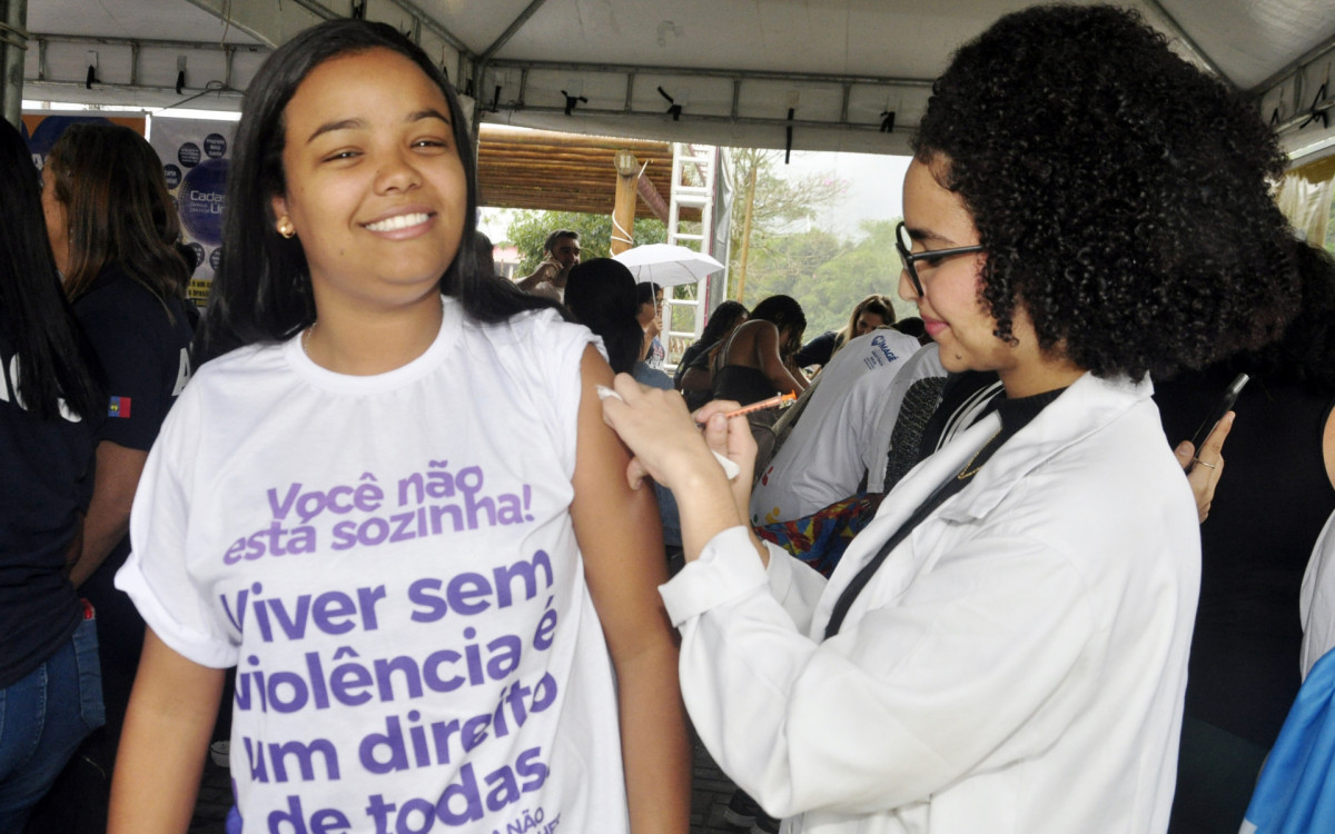 'Magé para elas' reúne mulheres para debate sobre violência doméstica - Gilson Costa/Divulgação
