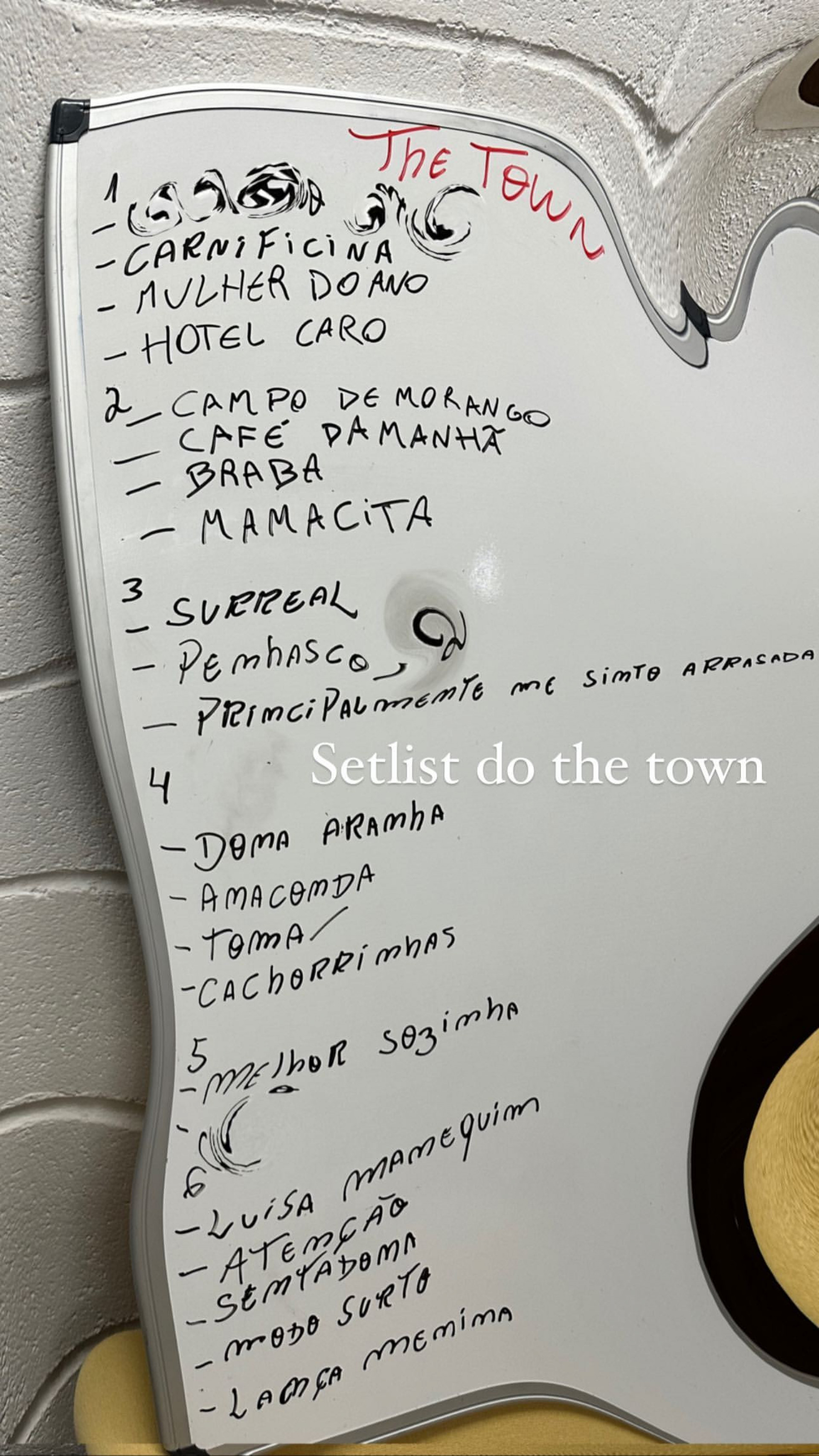 Luísa Sonza animou os fãs ao revelar a lista de músicas de sua apresentação no The Town - Reprodução/Instagram