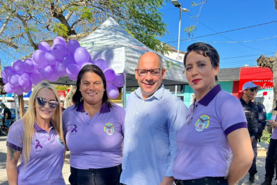 Prefeito de Arraial participa de ações em comemoração ao agosto lilás