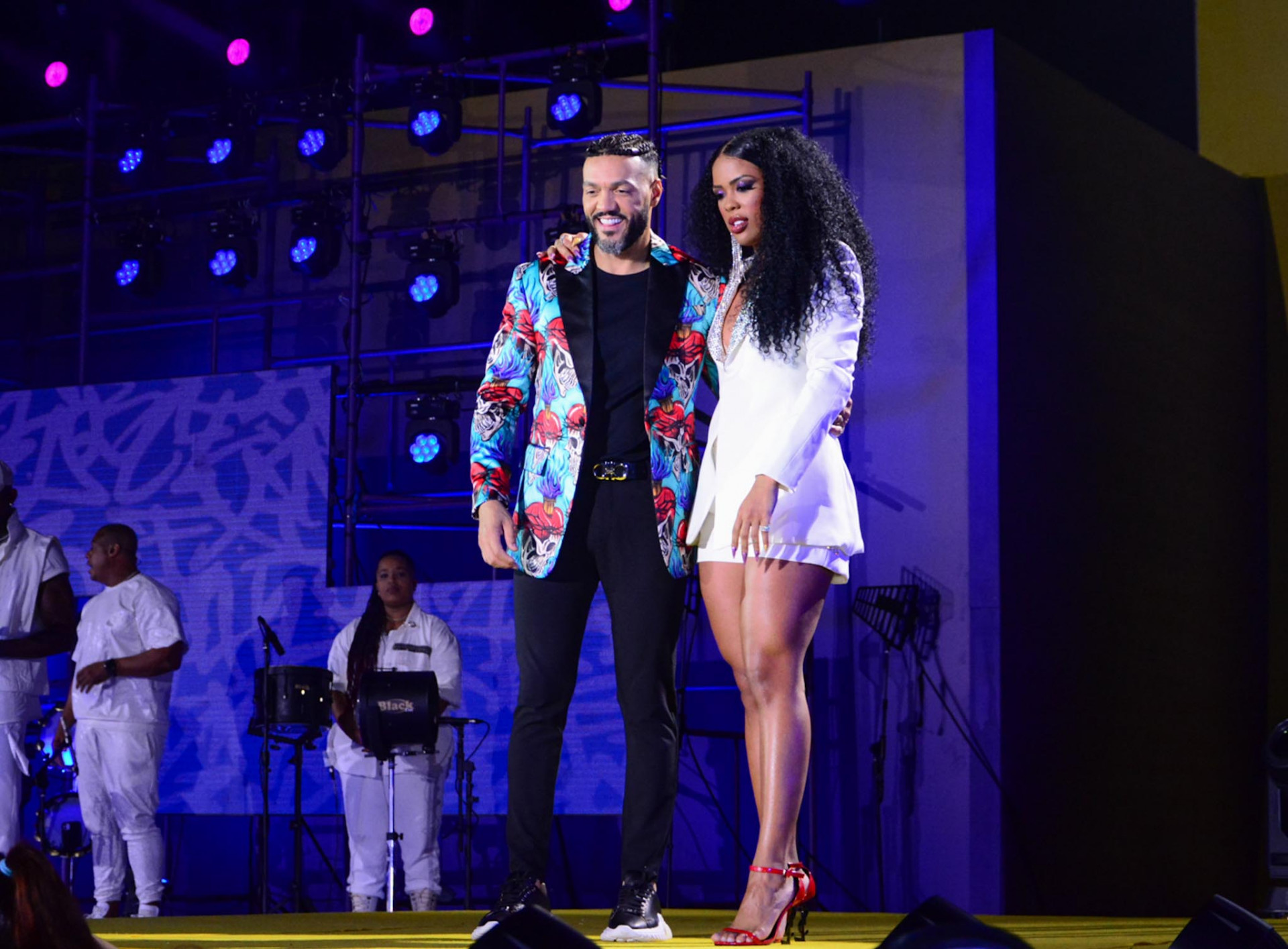 Belo e Marvvila - Webert Belicio / Ag. News