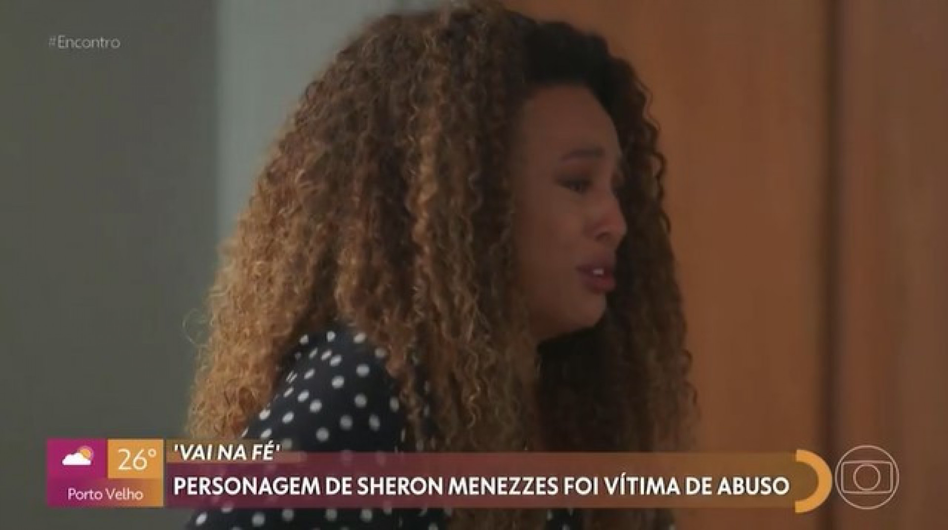 Sheron Menezzes revê cena de Sol em 'Vai na Fé' - Reprodução/Globo