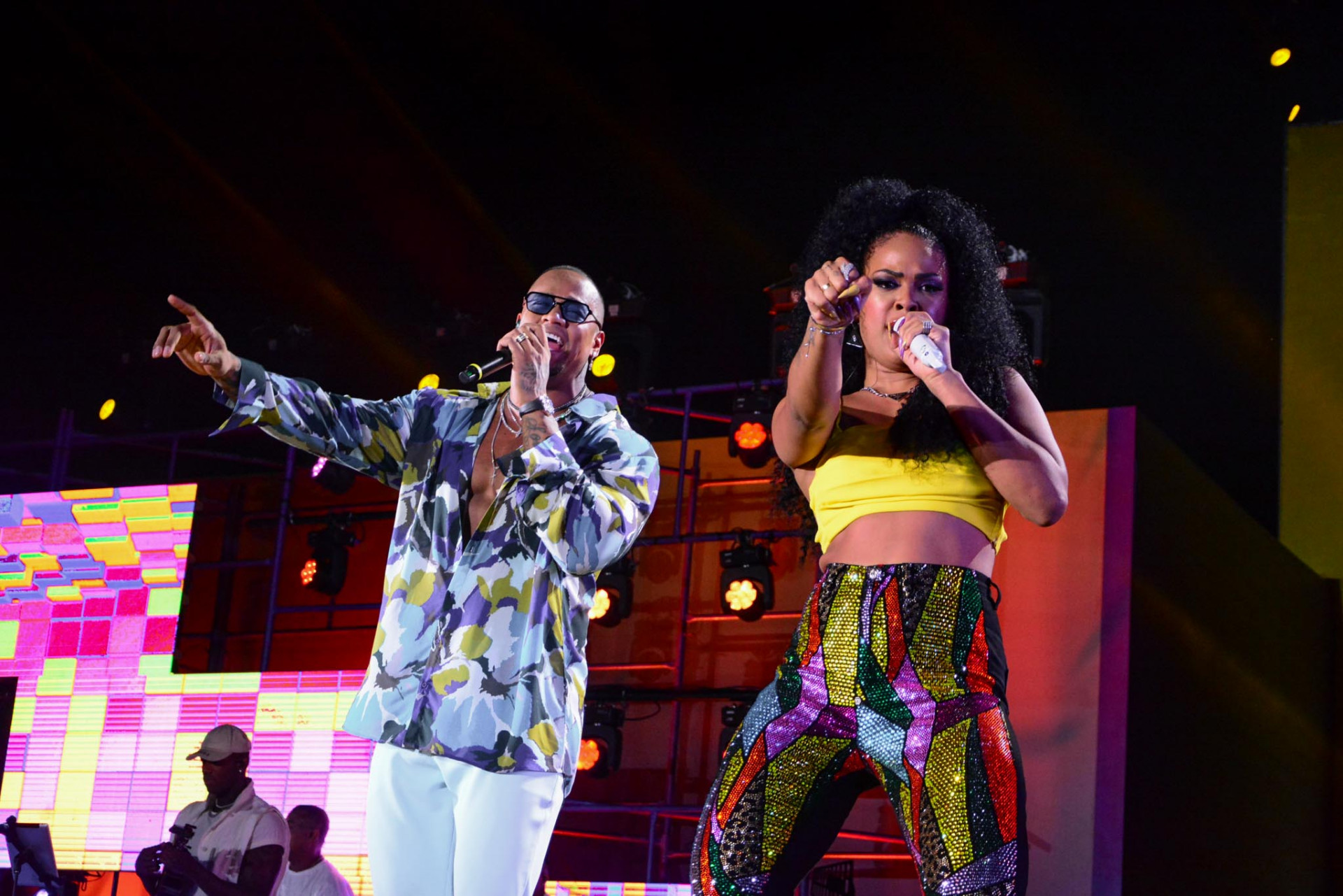 Léo Santana e Marvvila - Webert Belicio / Ag. News