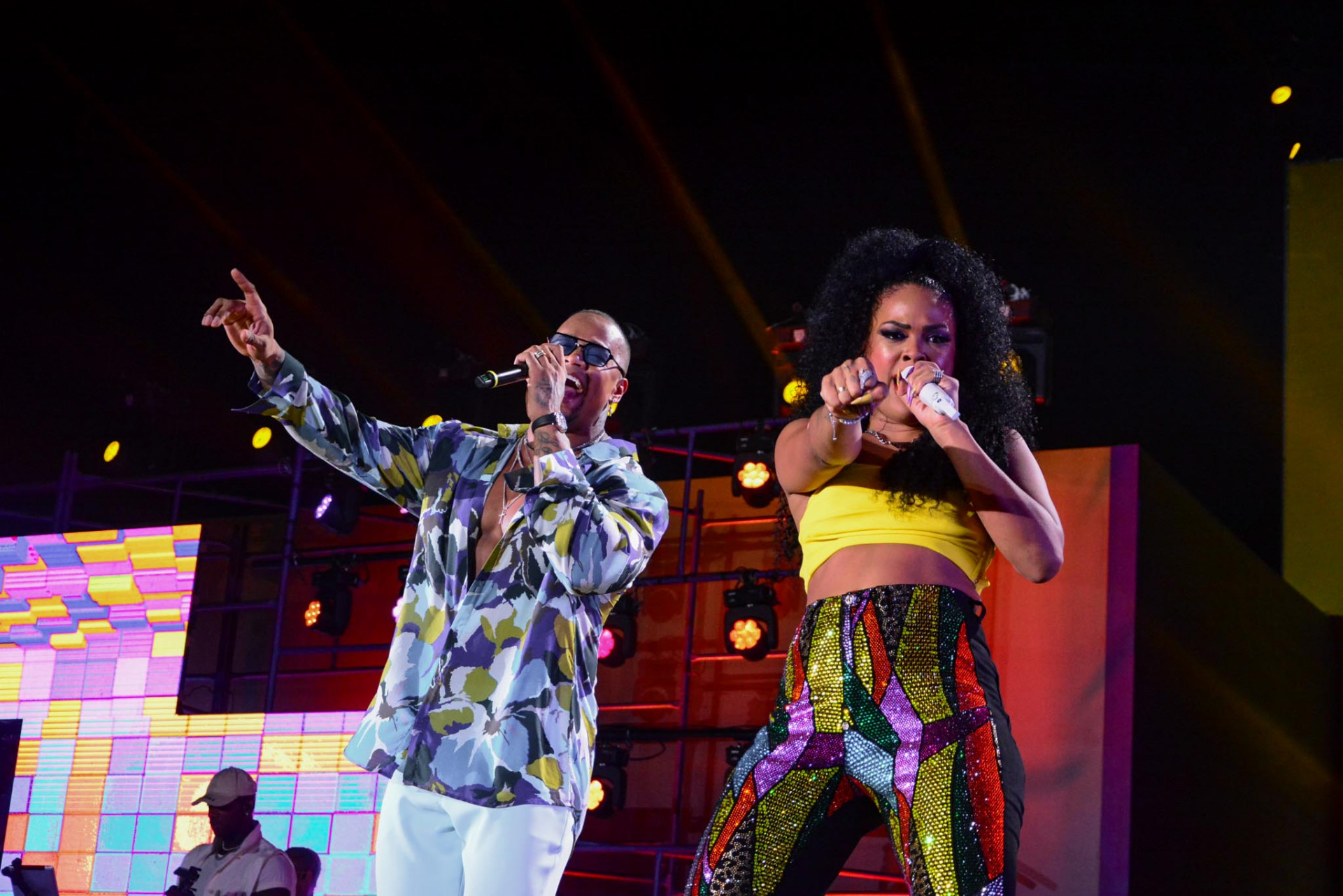 Léo Santana e Marvvila - Webert Belicio / Ag. News