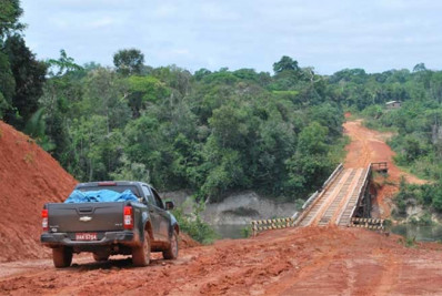 Ambientalistas denunciam desmatamento às margens de rodovia amazônica