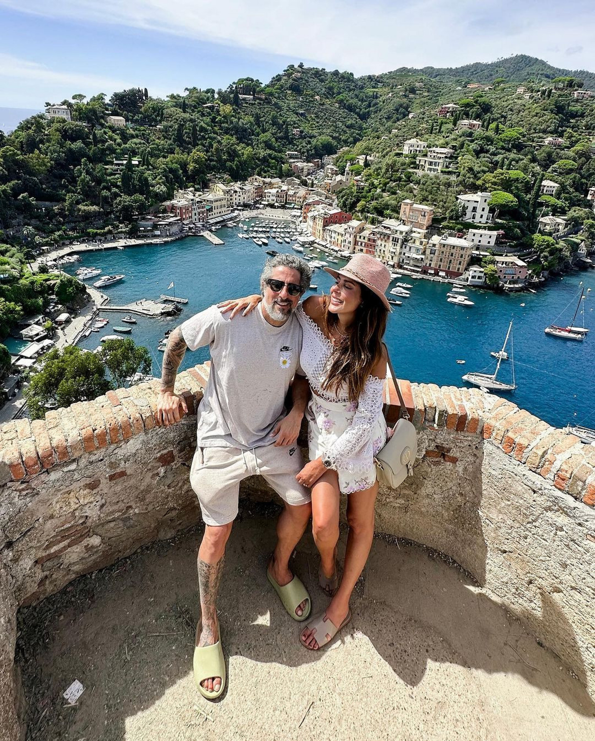 Marcos Mion e a mulher, Suzana Gullo, curtem viagem romântica pela Itália sem os filhos - Reprodução/Instagram