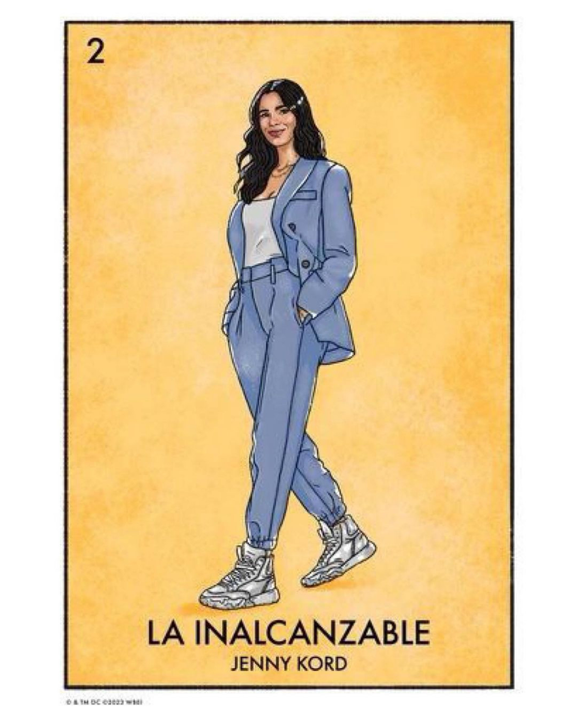 Ilustração da personagem de Bruna Marquezine no filme 'Besouro Azul' - Reprodução/Instagram/Millennial Loteri?a