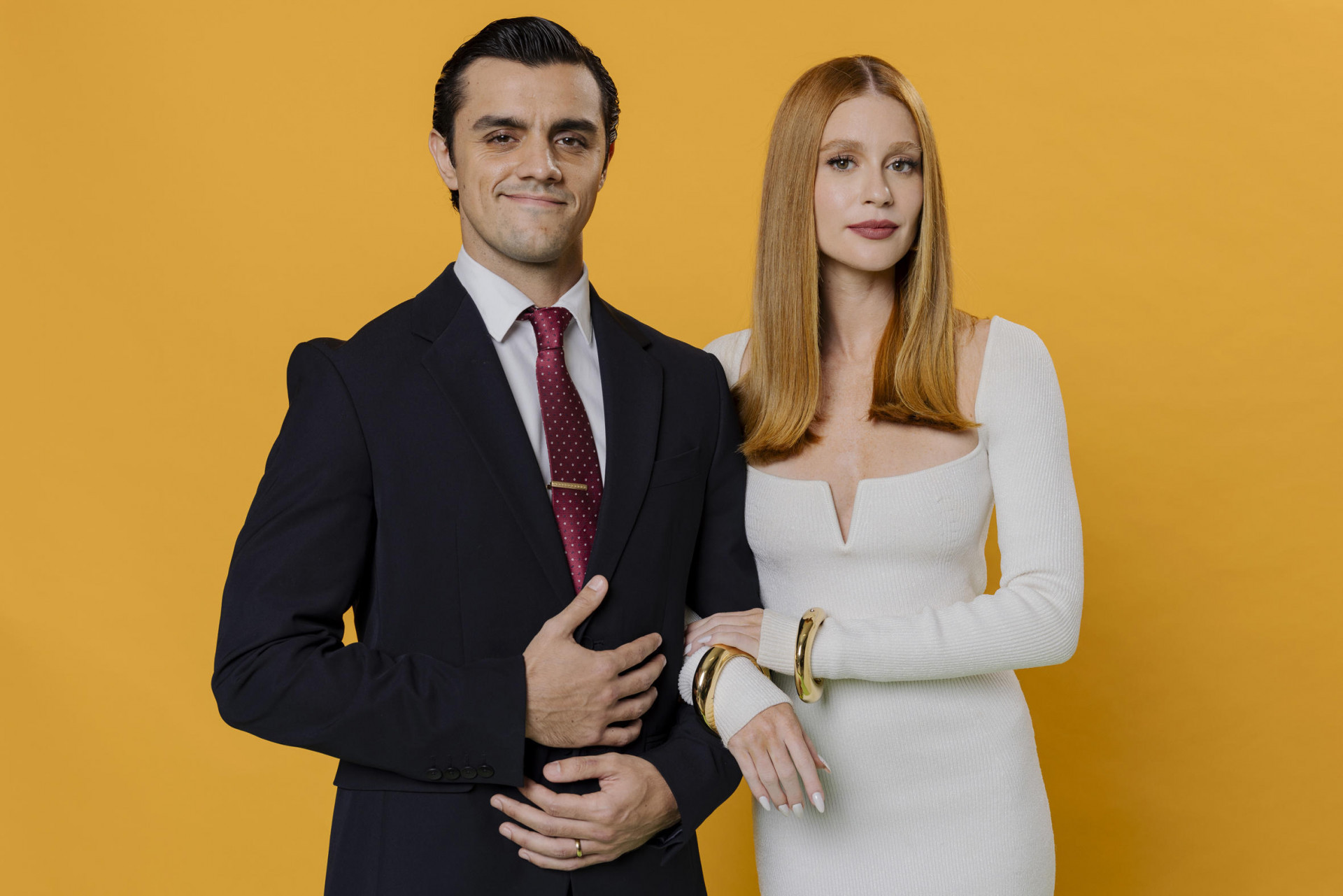Felipe Simas e Marina Ruy Barbosa voltam a viver um par romântico na nova novela das sete - Fabio Rocha / TV Globo