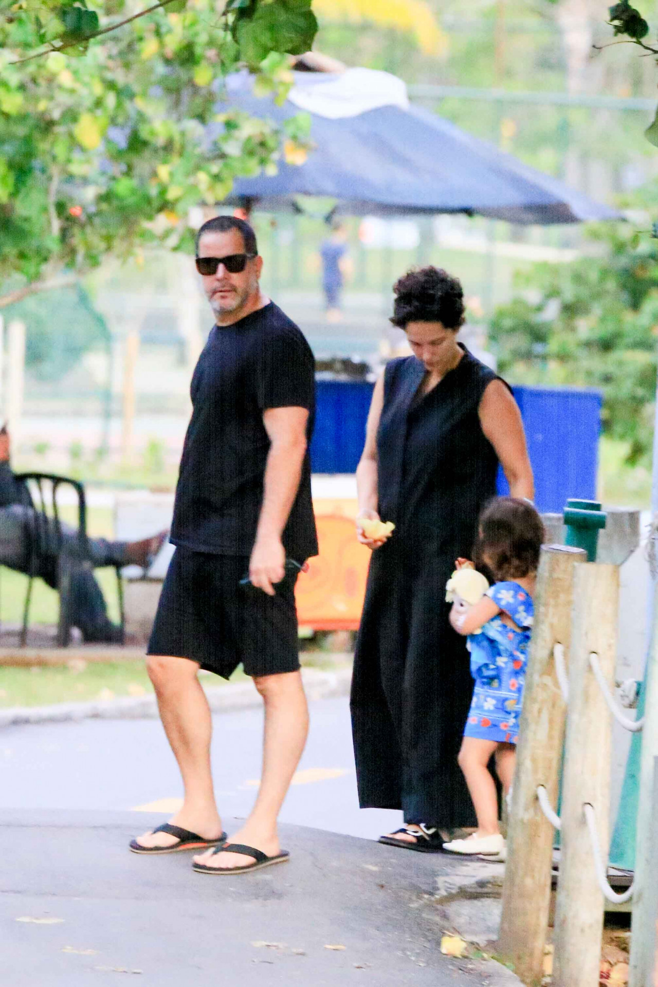 Murilo Benício e Cecília Malan passeiam na Lagoa Rodrigo de Freitas, na Zona Sul do Rio - JC Pereira / Ag. News