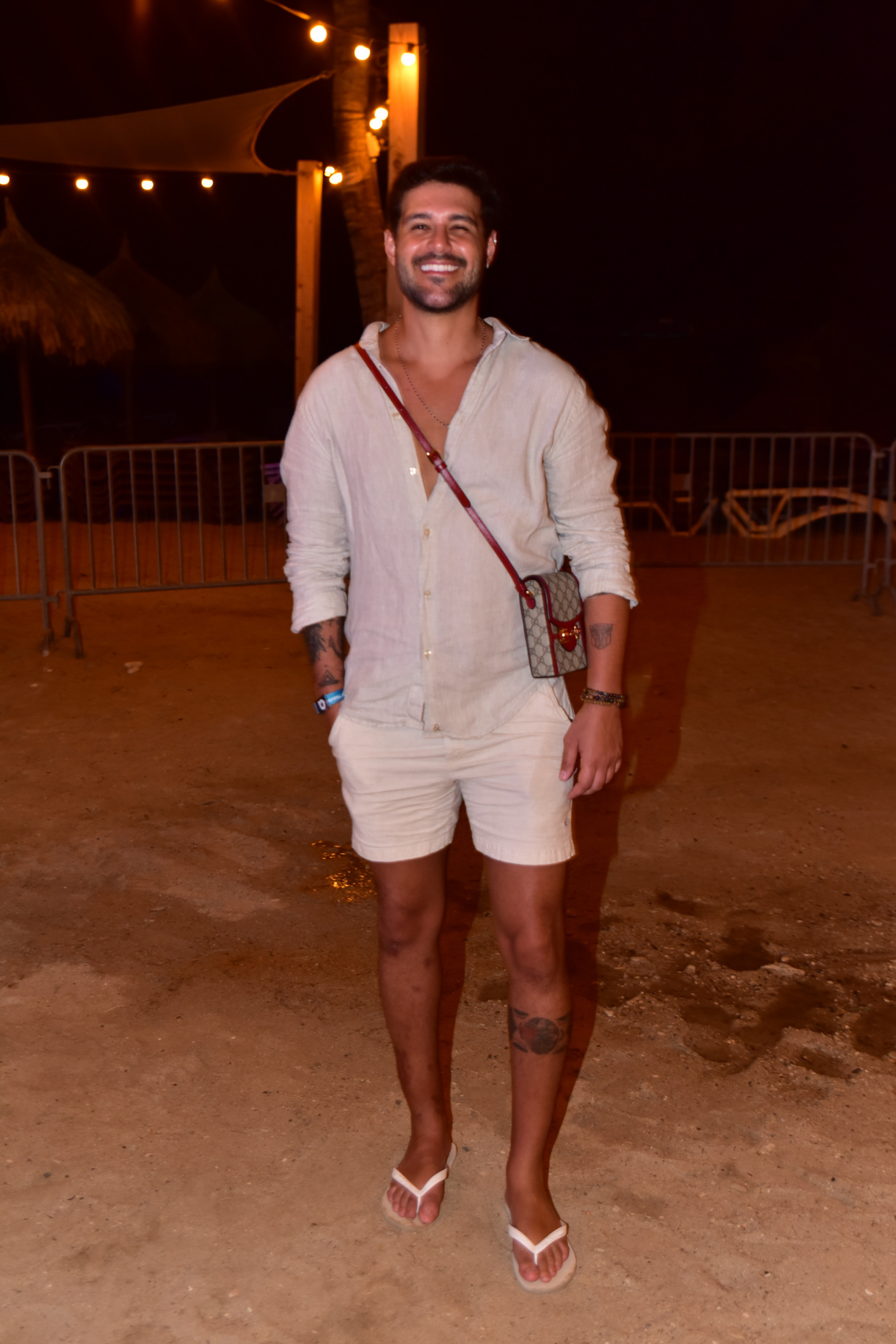 Ex-BBB Rodrigo Mussi durante festa de Gabi Lopes em Curaçao, no Caribe - Leo Franco / AgNews