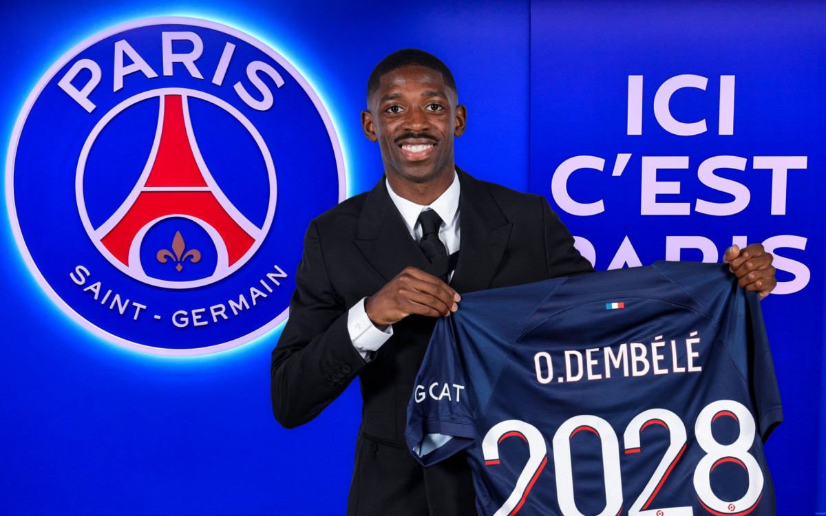 PSG pagou a multa e contratou Ousmane Dembélé