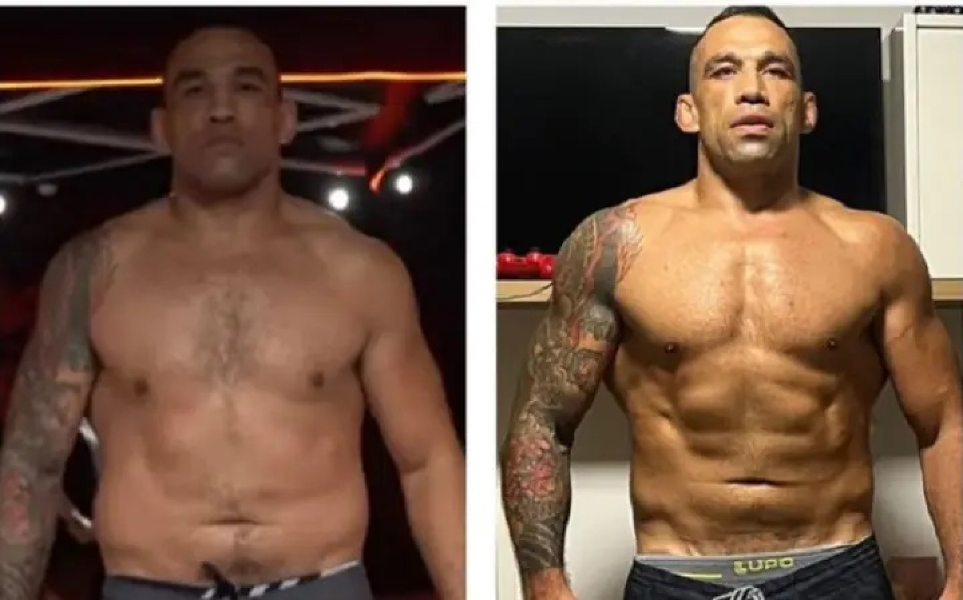 Fabrício Werdum passou por grande transformação física em apenas 60 dias -  (Foto: Reprodução)