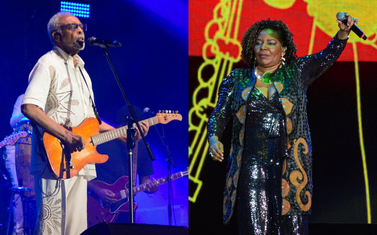 Gilberto Gil e Margareth Menezes agitam primeira noite do festival Doce Maravilha, no Rio - Webert Belicio / Ag. News