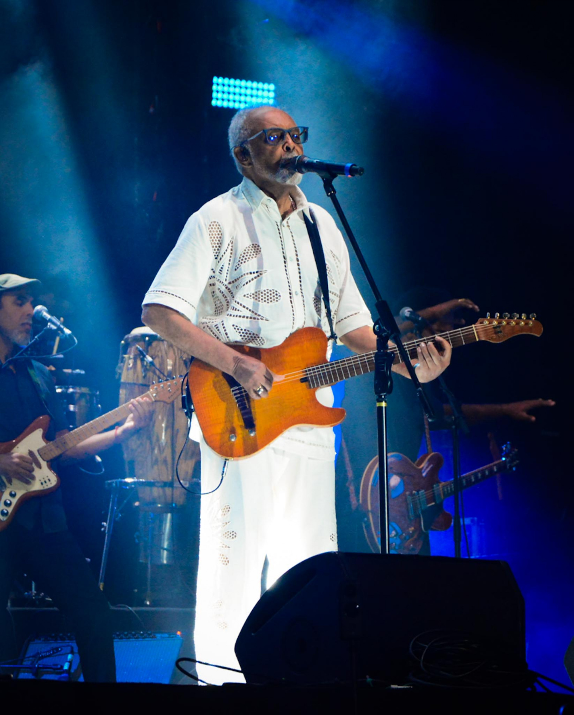Gilberto Gil se apresentou com a banda Baiana System no festival Doce Maravilha, neste sábado - Webert Belicio / Ag. News