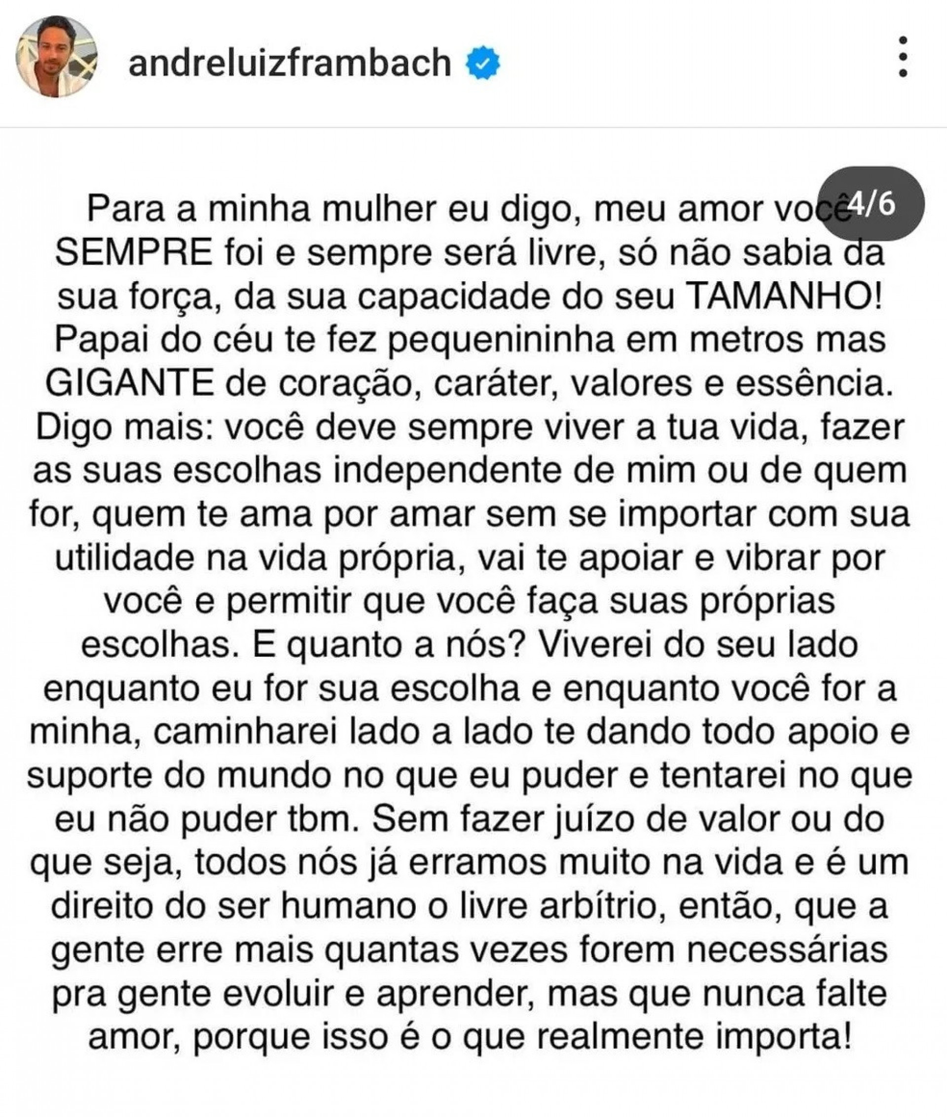 André Luiz Frambach, noivo de Larissa Manoela, comenta entrevista da atriz para o 'Fantástico' - Reprodução Internet