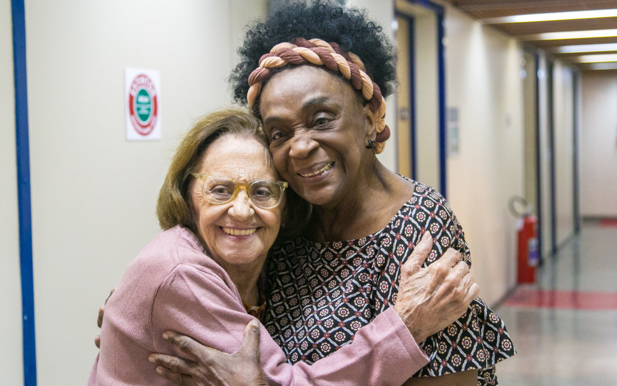 Laura Cardoso e Léa Garcia - Paulo Belote/Globo