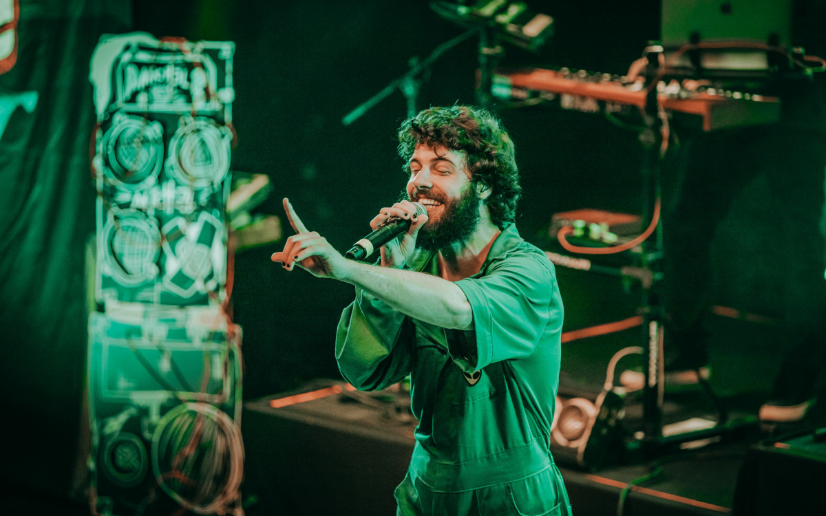 Diogo Defante apresentou as músicas do EP 'Robson' em show no Circo Voador - Divulgação/Nanda Arias