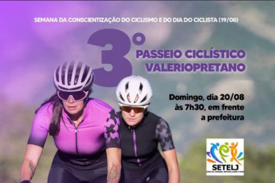 São José se prepara para o 3º Passeio Ciclístico Valeriopretano