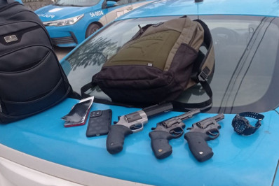 PM prende três suspeitos de manter dupla refém em Iguaba Grande