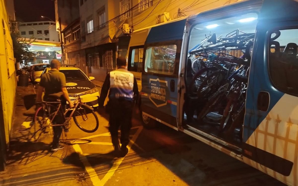 Segurança Presente de Macaé e 123ª DP desarticula quadrilha e recuperam 70 bicicletas