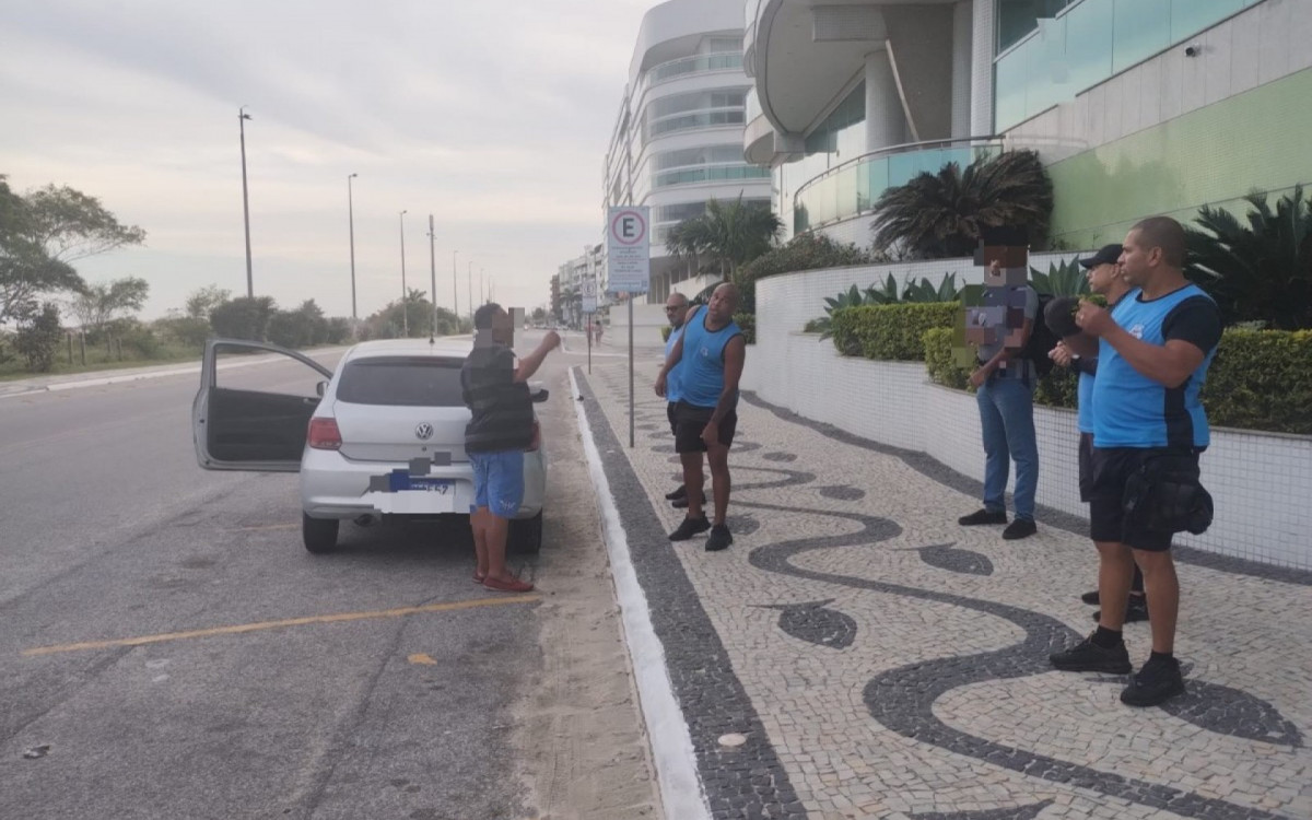o homem foi encaminhado ao 126° DP (Cabo Frio)