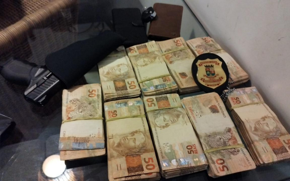 Materiais apreendidos durante operação contra a Nittrans - Divulgação