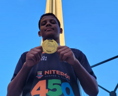 Mais uma medalha para o atleta niteroiense João Cleber Borges