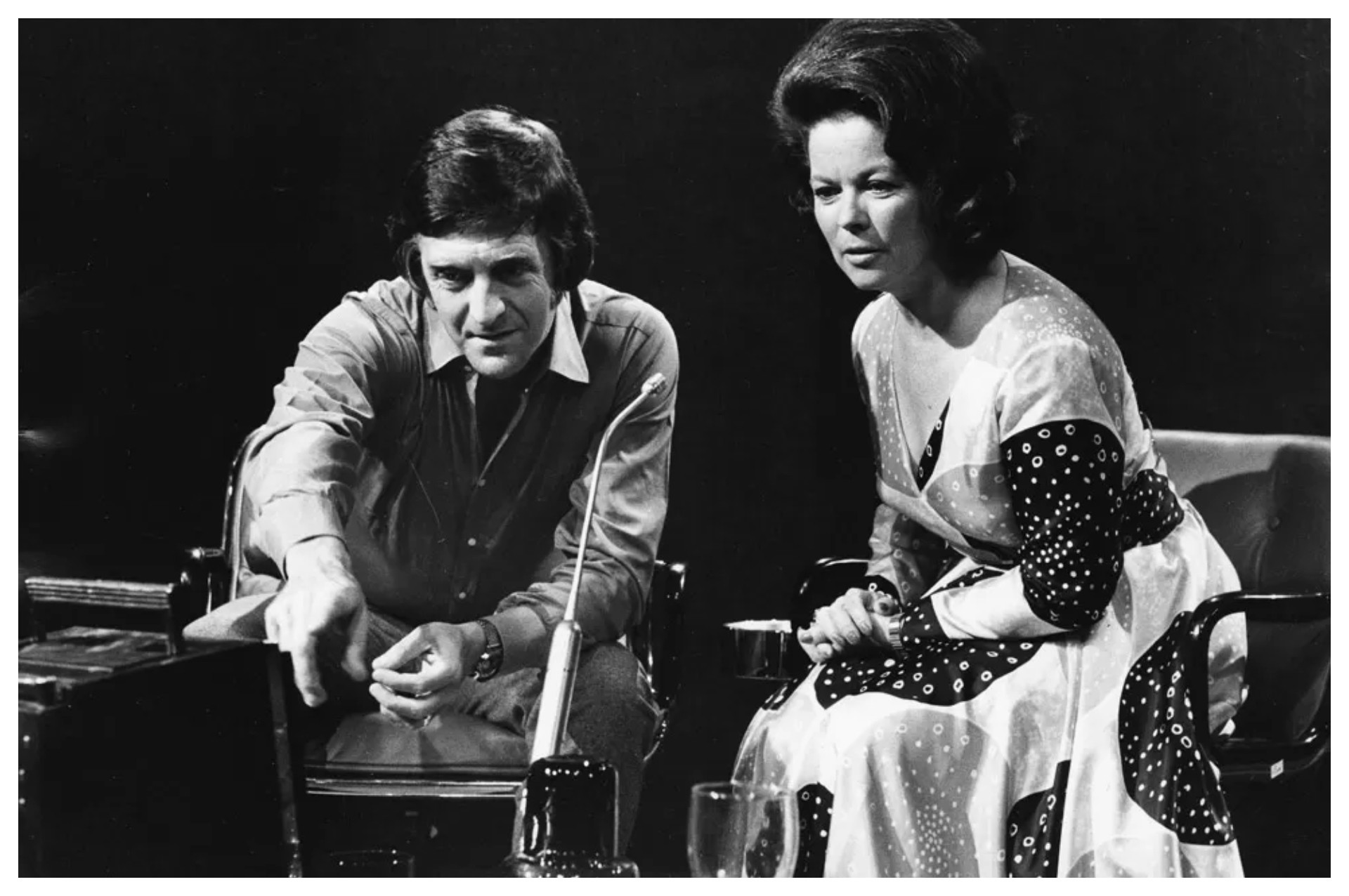 Parkinson durane entrevista com a atriz Shirley Temple - BBC