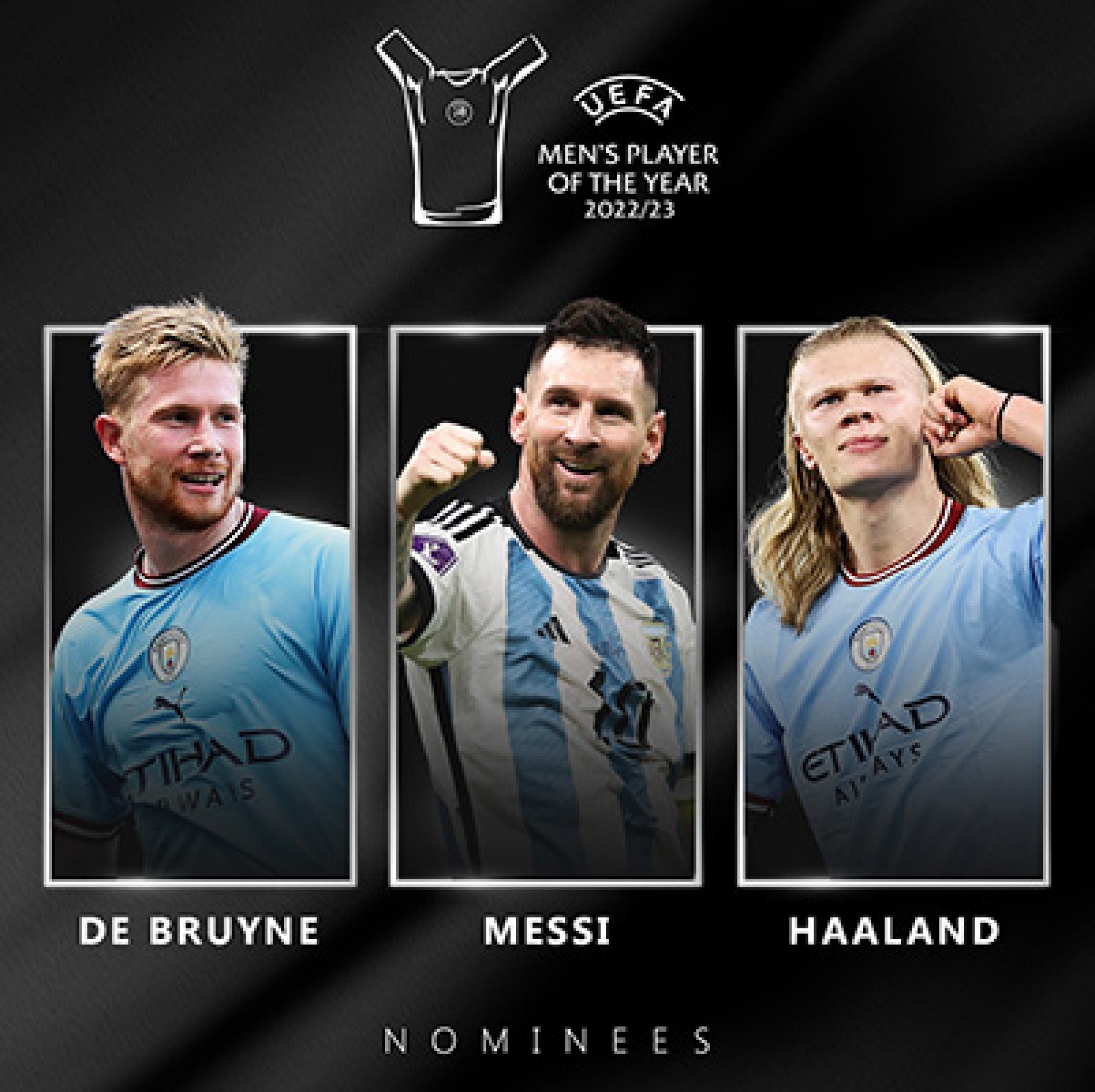 The Best: Messi, Haaland e Mbappé são os finalistas do prêmio de melhor  jogador da Fifa