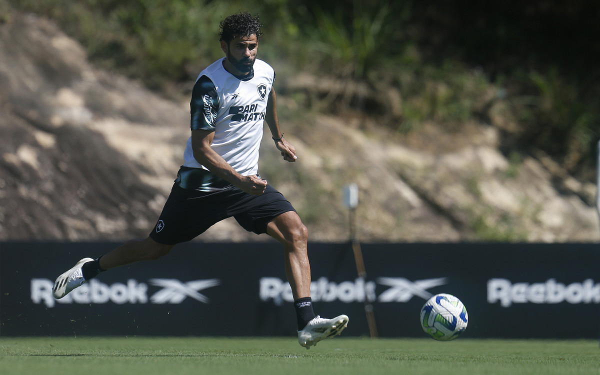 Diego Costa, atacante do Botafogo - Vitor Silva / Botafogo