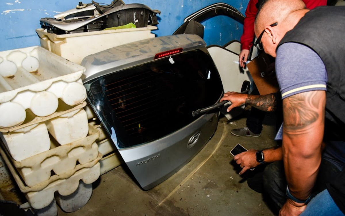 Força-tarefa poderá apreender sucatas de veículos e itens de segurança que não tenham comprovação de procedência