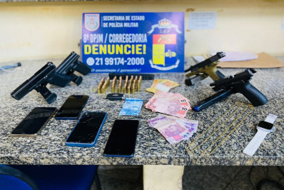 Polícia prende quarteto que integraria milícia em Santa Cruz