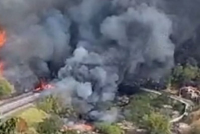 Tragédia na BR-040: Motorista morre após tombamento e incêndio de carreta de combustível