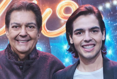 Faustão ganha homenagem do filho antes de último programa na Band