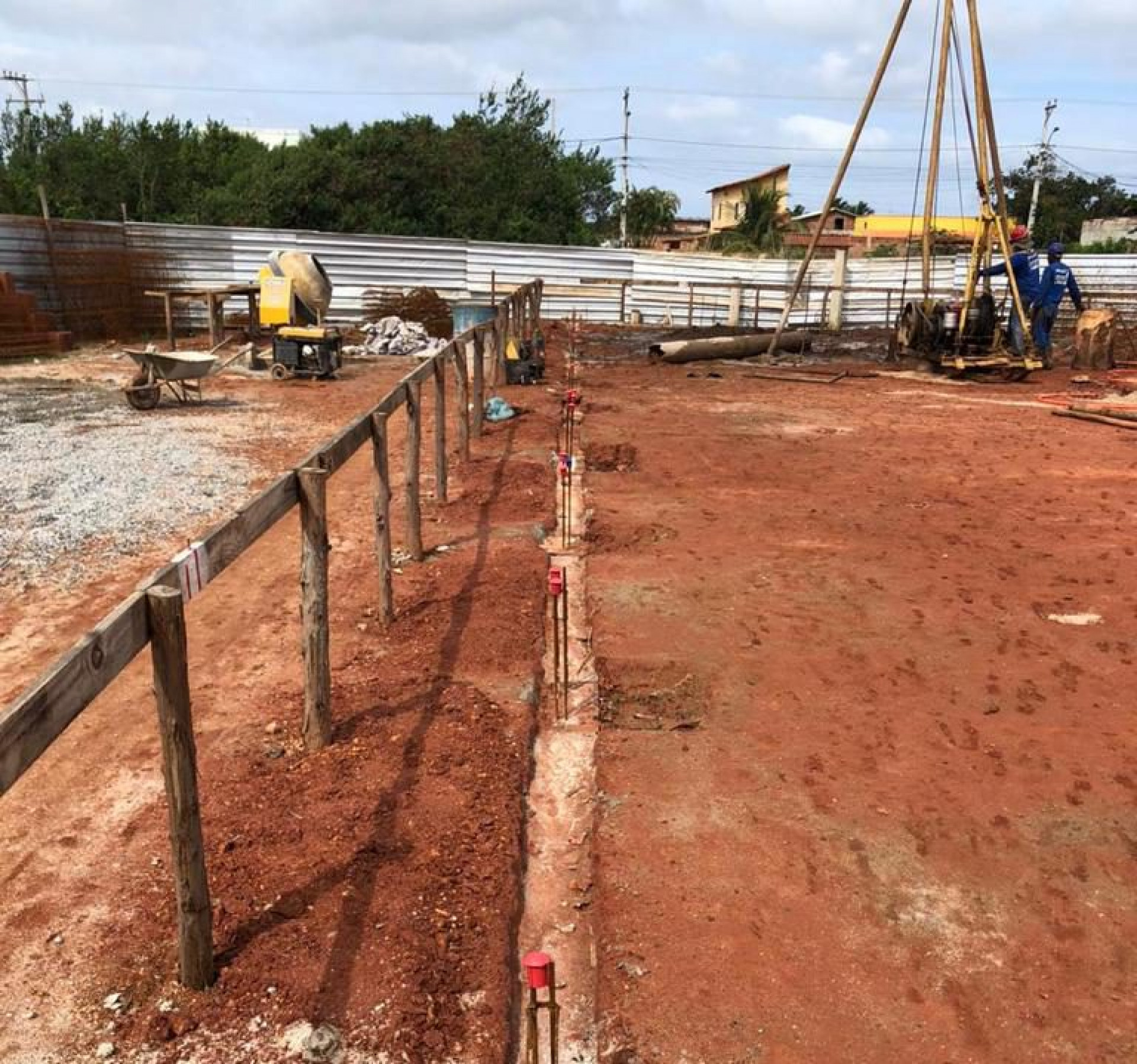 Obras de creche no bairro de Jacon&eacute; s&atilde;o retomadas em Saquarema - Divulga&ccedil;&atilde;o/Prefeitura de Saquarema