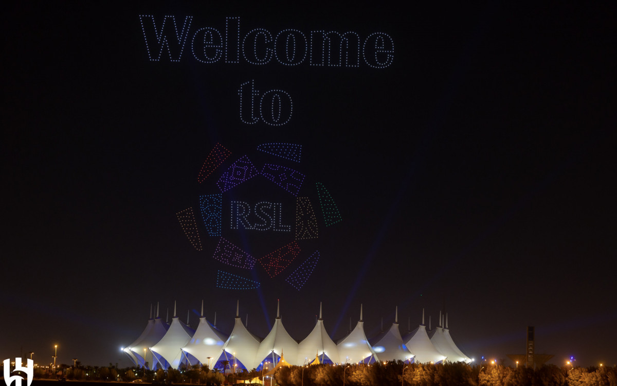 Show de drones na apresentação do Neymar ao Al-Hilal