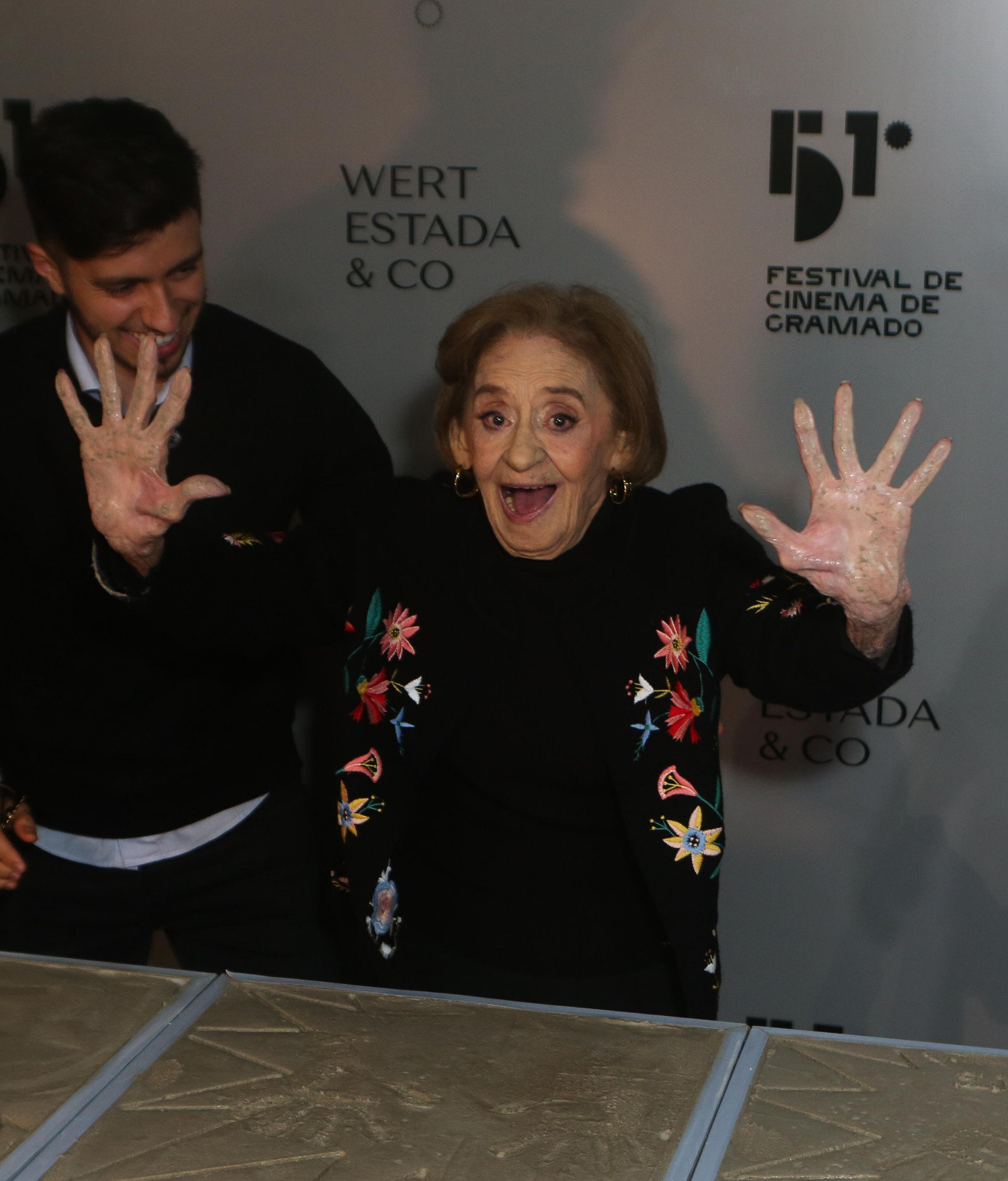 Laura Cardoso foi eternizada na calçada da fama do Festival de Gramado - Dilson Silva / Ag. News