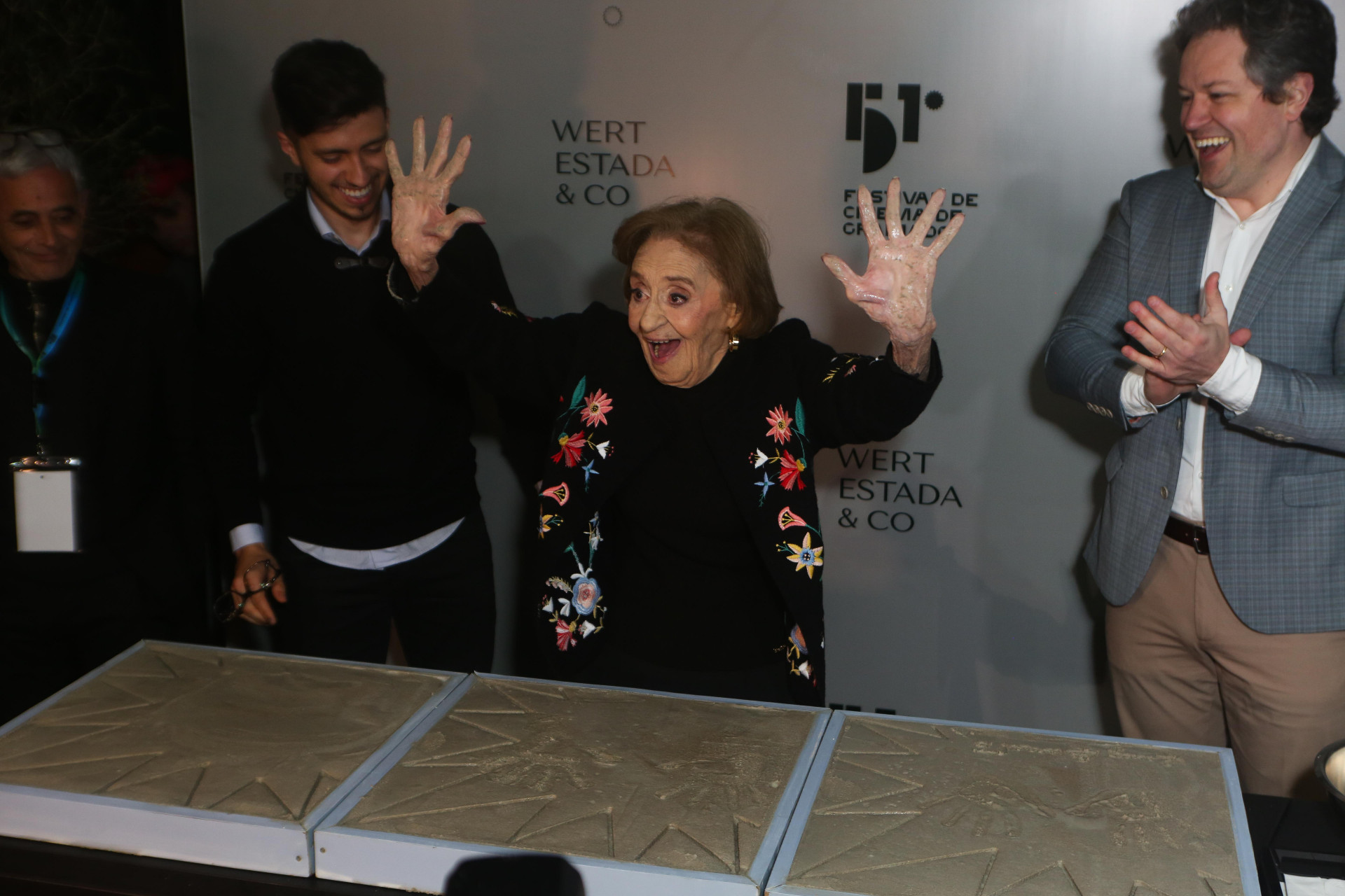 Laura Cardoso foi eternizada na calçada da fama do Festival de Gramado - Dilson Silva / Ag. News