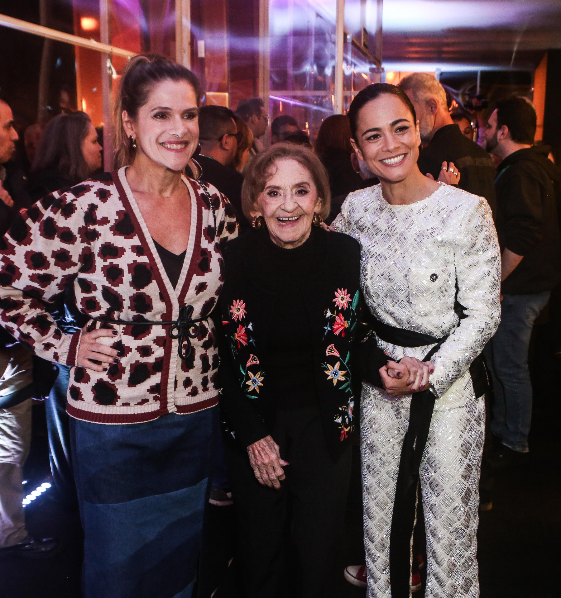 Ingrid Guimarães, Laura Cardoso e Alice Braga no Festival de Gramado - Dilson Silva / Ag. News