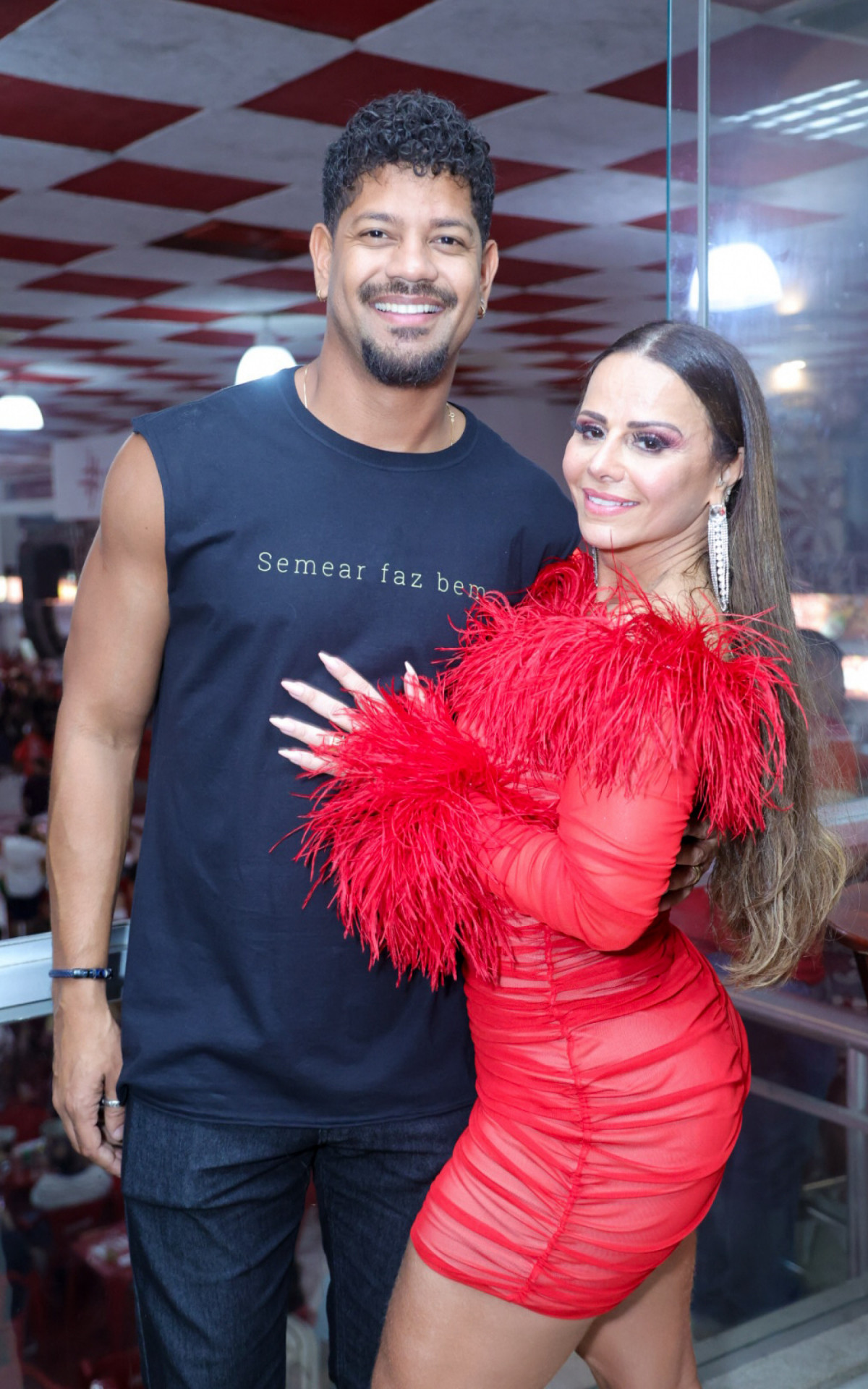 Viviane Araújo e o marido, Guilherme Militão