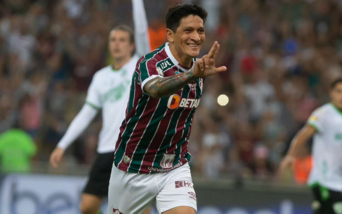 Rio de Janeiro, RJ - Brasil - 19/08/2023 - Maracan&atilde; - Campeonato Brasileiro, vig&eacute;sima rodada, jogo entre Fluminense x Am&eacute;rica-MG.
FOTO DE MARCELO GON&Ccedil;ALVES / FLUMINENSE FC


IMPORTANTE: Imagem destinada a uso institucional e divulga?, seu uso comercial est?etado incondicionalmente por seu autor e o Fluminense Football Club.

IMPORTANT: Image intended for institutional use and distribution. Commercial use is prohibited unconditionally by its author and Fluminense Football Club.

IMPORTANTE: Im?n para uso solamente institucional y distribuici? El uso comercial es prohibido por su autor y por el Fluminense Football Club