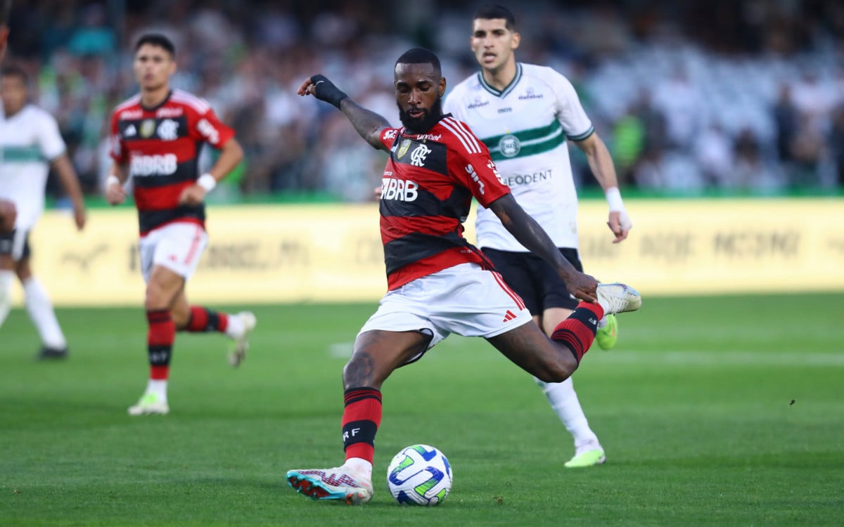 Partida entre Flamengo x Coritiba, na tarde deste domingo (20). - Gilvan de Souza / Flamengo
