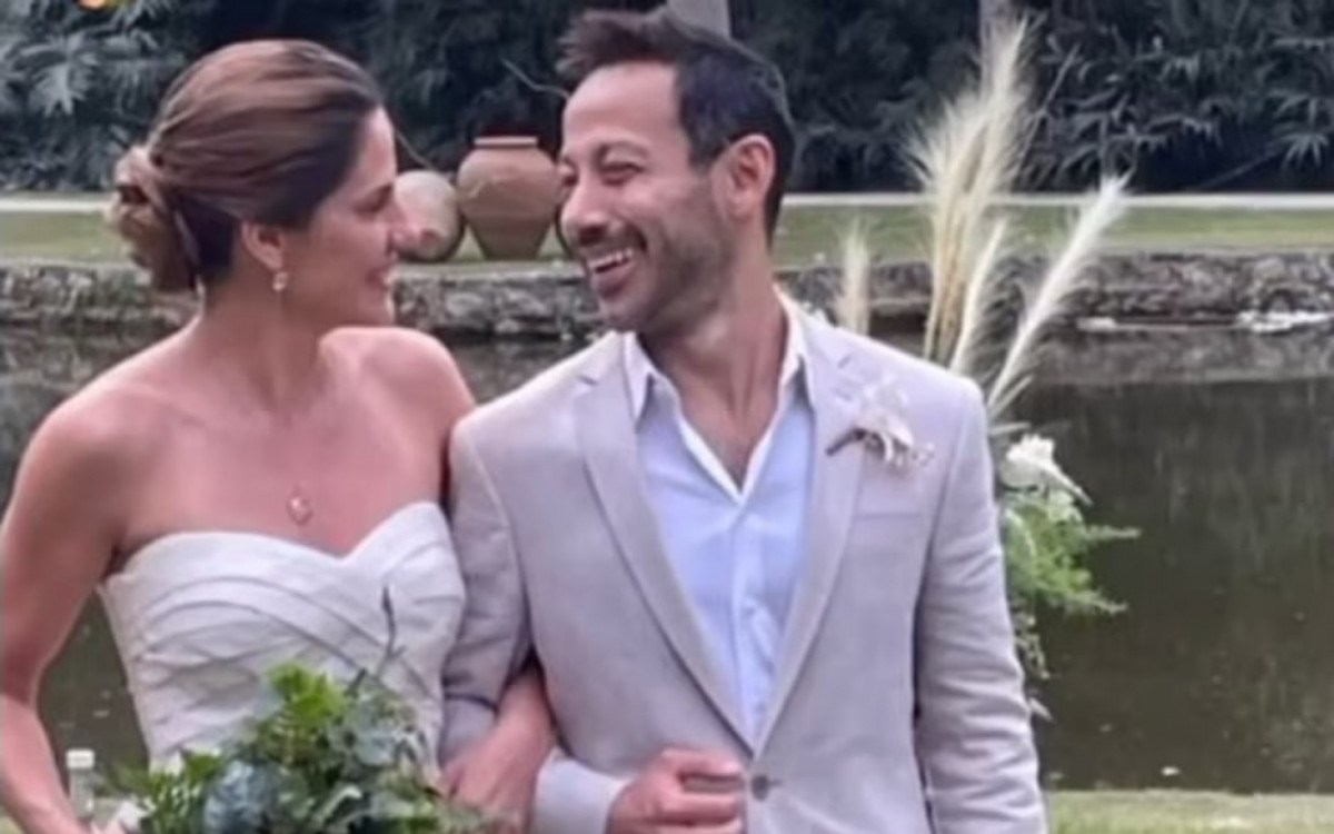 Rafaela e Rodrigo se casaram no &uacute;ltimo s&aacute;bado, 19