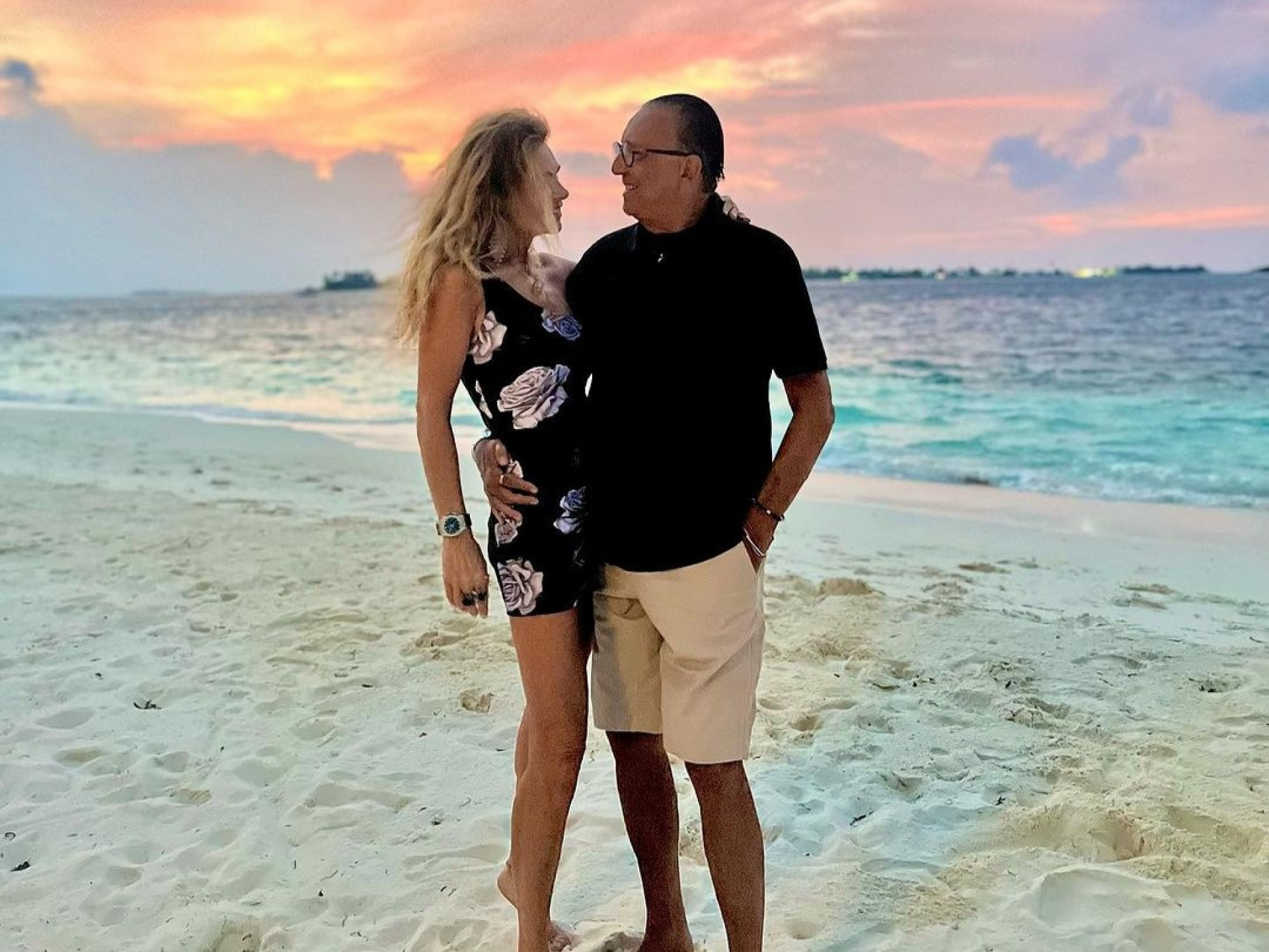 Galvão Bueno e sua mulher, Dessirée Soares - Reprodução / Instagram