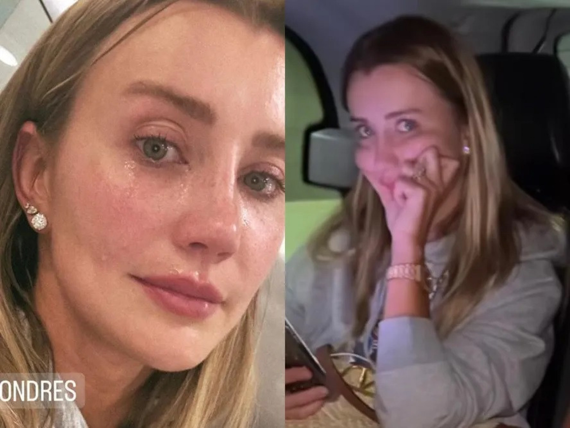 Ana Paula Siebert chora após perder voo internacional - Reprodução / Instagram