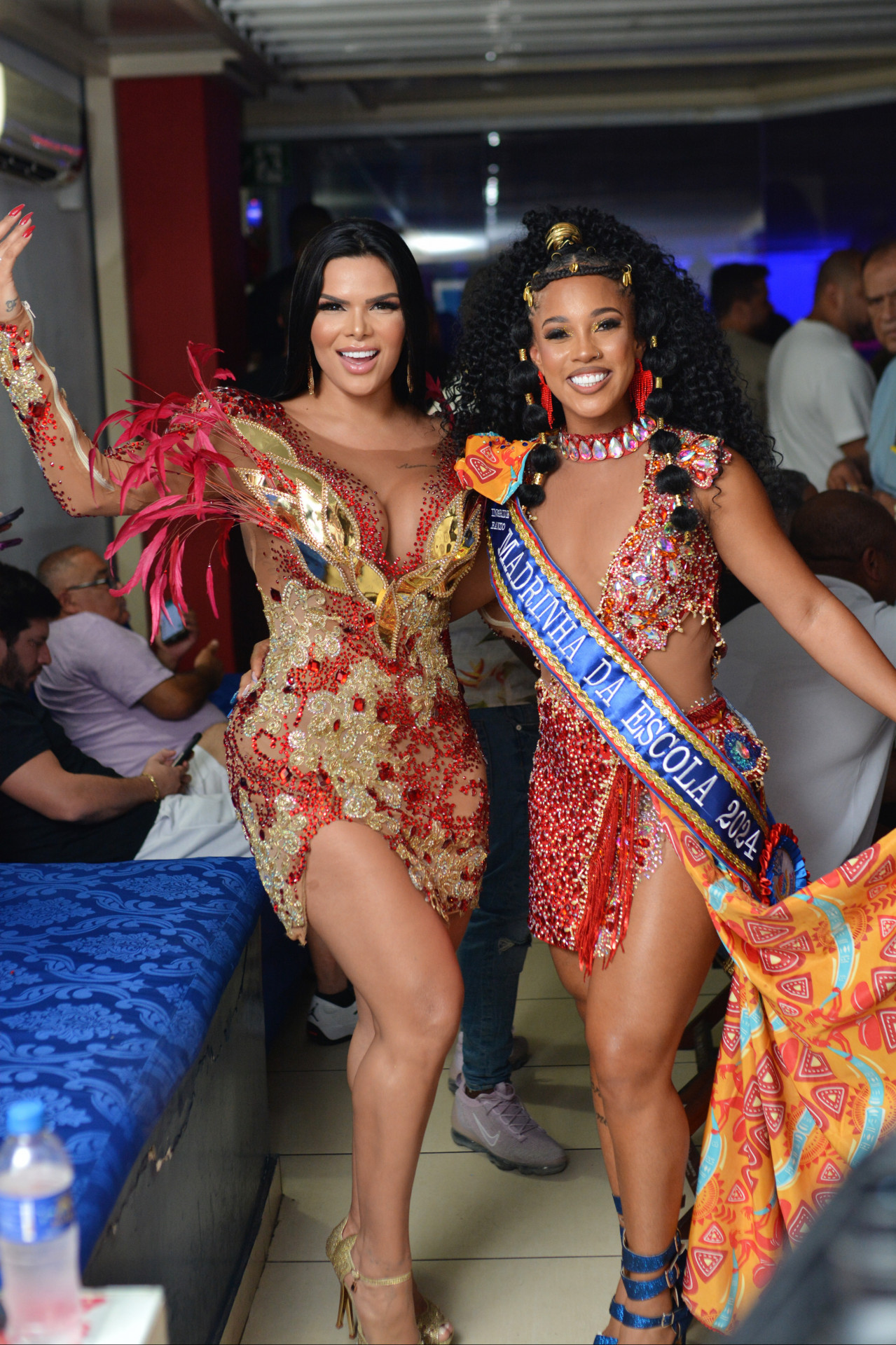 Juliana Souza, rainha de bateria da União da Ilha, durante final da escolha do samba-enredo da escola - Divulgação: Adriano Reis/ Palmer Assessoria de Comunicação