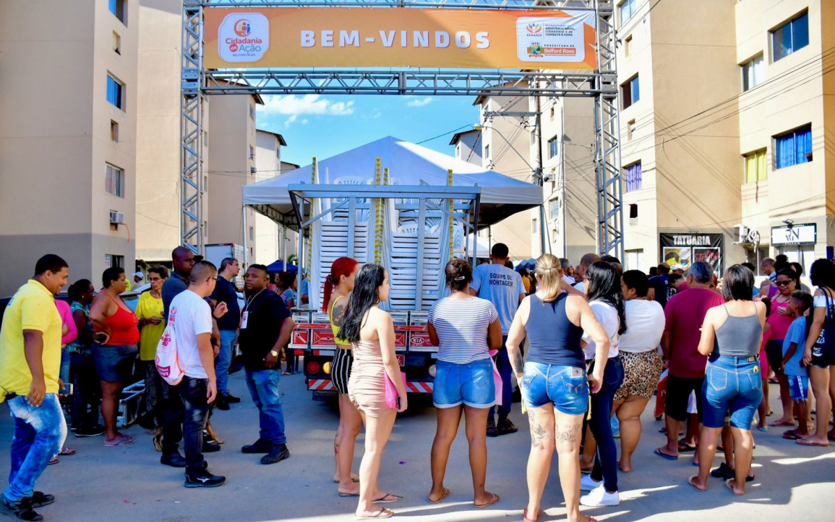 A ação social em Santa Teresa ofereceu uma série de serviços aos moradores do bairro e região